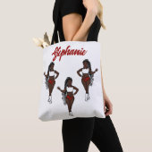 Geflochtener Tänzer personalisierte Tasche (Rot) (Von Nahem)