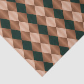 Geflochtenes Harlequin-WRAP-PAPIER, braun-schwarz Seidenpapier (Ausschnitt)