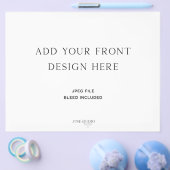 Geflochtenes Hochzeitsprogramm 8.5x11" (Einzeln)