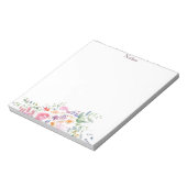 Geflorter Brauch Notizblock (Rotiert)