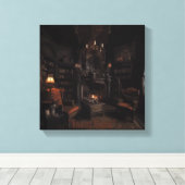 Gefluchte Mengen Leinwanddruck (Insitu (Holzboden))