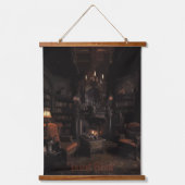 Gefluchte Mengen Wandteppich Mit Holzrahmen (Vorderseite)