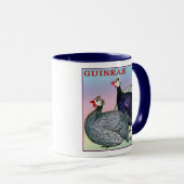 Geflügel der Guinea-drei Tasse (VorderseiteRechts)