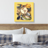 Geflügel der Welt Leinwanddruck (Insitu (Schlafzimmer))