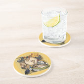 Geflügel der Welt Sandstein Untersetzer (Seite)