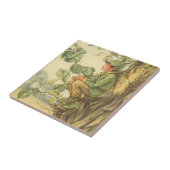 Geflügel-Elm-Fee in einem Baum Fliese (Seite)