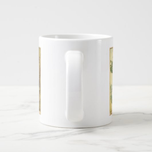 Geflügel-Elm-Fee in einem Baum Jumbo-Tasse (Rückseite)