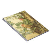 Geflügel-Elm-Fee in einem Baum Notizblock (Rechte Seite)