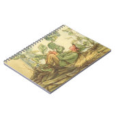 Geflügel-Elm-Fee in einem Baum Notizblock (Linke Seite)