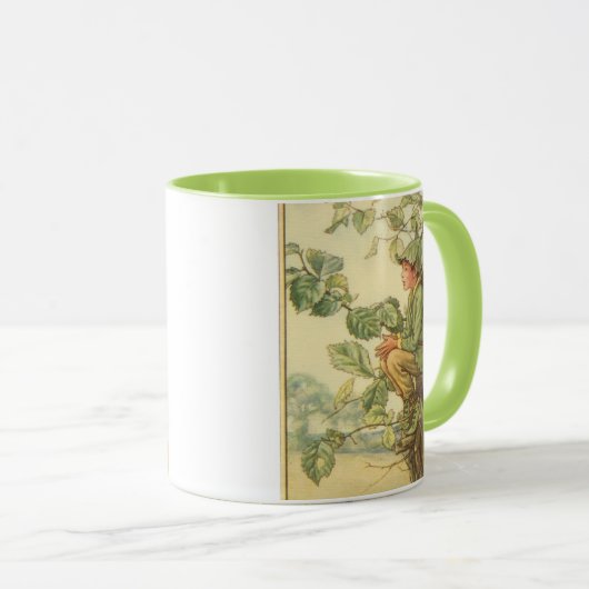 Geflügel-Elm-Fee in einem Baum Tasse (VorderseiteRechts)