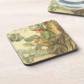 Geflügel-Elm-Fee in einem Baum Untersetzer (Linke Seite)