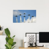 Geflügel in der Formation Poster (Heimbüro)