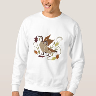Geflügel in Kanada im Herbst Besticktes Sweatshirt