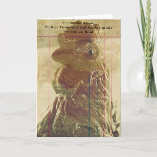 Geflügel Karte (Vorderseite)