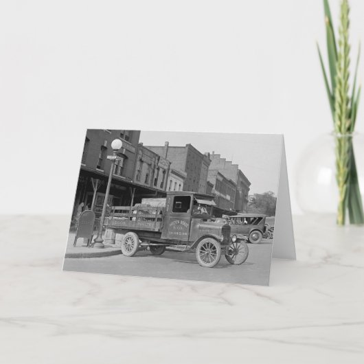 Geflügel-Lieferwagen, 1926 Karte (Vorderseite)