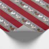 Geflügel-Maler Geschenkpapier (Ecke)