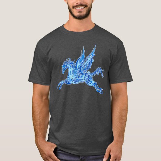 Geflügel Pegasus Griechische Mythologie T-Shirt (Vorderseite)