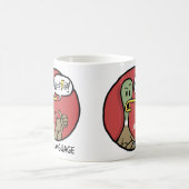Geflügel-SprachTasse (doppelseitig) Kaffeetasse (Mittel)