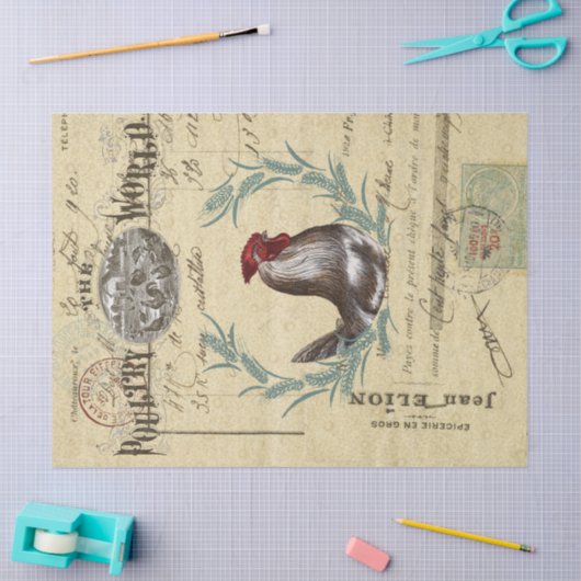 Geflügel Welt-Ephemeride Seidenpapier (Basteln)