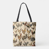 Geflügelfarm-Liste und Hen Art Tasche (Rückseite)