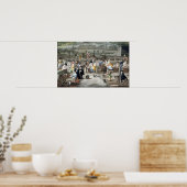 Geflügelmarkt auf Quai des Grands Augustins Poster (Küche)