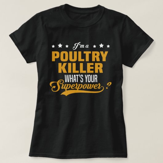 Geflügelmörder T-Shirt (Design vorne)