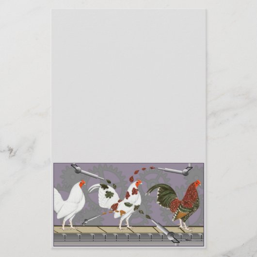 Geflügelpainter Briefpapier (Vorderseite)