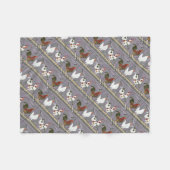 Geflügelpainter Fleecedecke (Vorderseite (Horizontal))