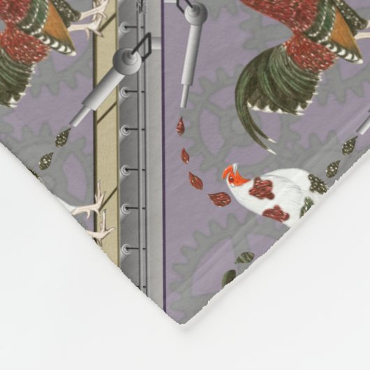 Geflügelpainter Fleecedecke (Ecke)