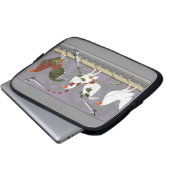 Geflügelpainter Laptopschutzhülle (Vorne Knopf)