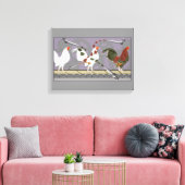 Geflügelpainter Leinwanddruck (Insitu (Wohnzimmer))