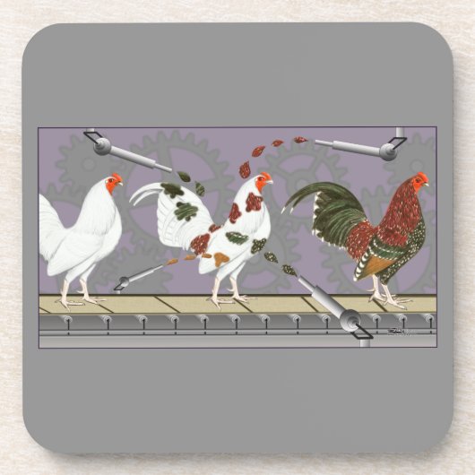 Geflügelpainter Untersetzer (Vorderseite)