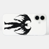 Geflügelte Dämonensilhouette Case-Mate iPhone Hülle (Rückseite (Horizontal))