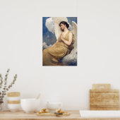 Geflügelte Figur (1889) Poster (Küche)