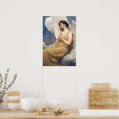 Geflügelte Figur, berühmtes Gemälde Poster (Küche)