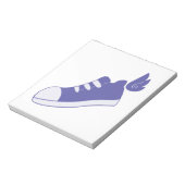 Geflügelte Schuhe Notizblock (Rotiert)