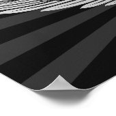 geflügelter Bowling Poster (Ecke)