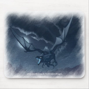 Geflügelter Drache Mousepad