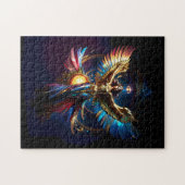 Geflügelter Engel der Freiheit Fantasy-Kunst Puzzle (Horizontal)