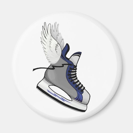 geflügelter Skate Magnet (Vorne)