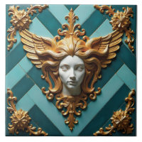 Geflügeltes Antlitz der Vesta