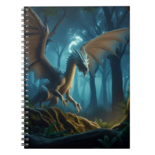 Geflügeltes Draco Notizbuch Notizblock