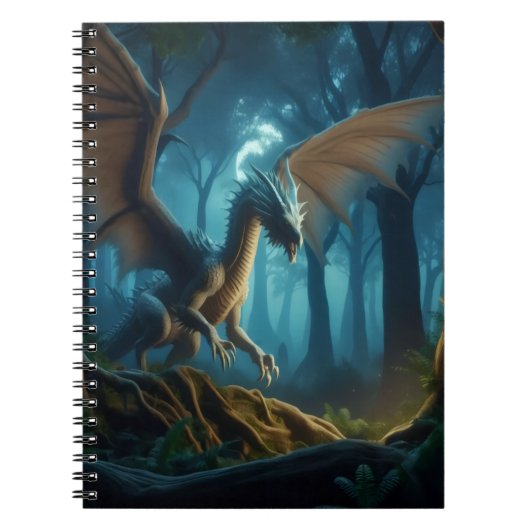 Geflügeltes Draco Notizbuch Notizblock (Vorderseite)