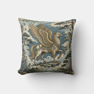 Geflügeltes Hippogryph-Wurfkissen Kissen