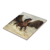 Geflügeltes Pegasus Fliese (Seite)