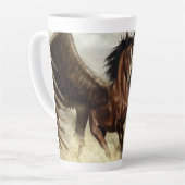 Geflügeltes Pegasus Milchtasse (Linke Ecke)