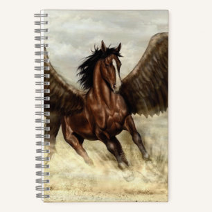 Geflügeltes Pegasus  Notizblock