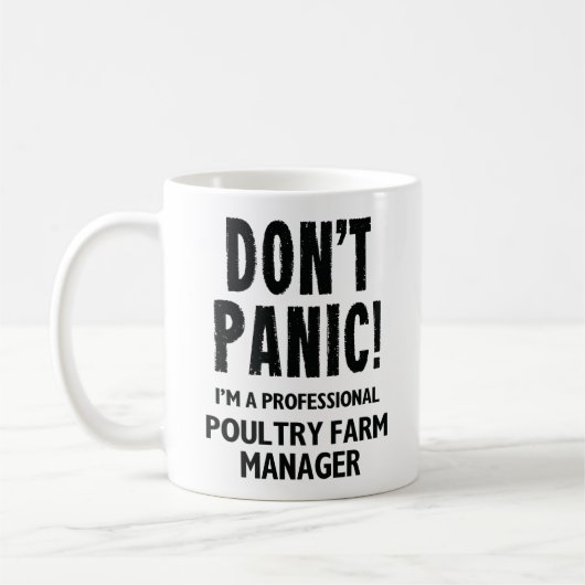 Geflügelzüchter Kaffeetasse (Links)
