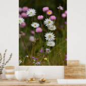 Geflüster der Wildblumen Poster (Küche)