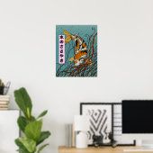 Geflüster des Wassers Poster (Heimbüro)